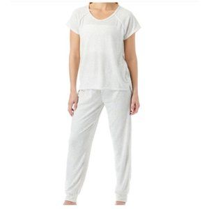 Jessica Simpson Women's Top and Cuffed Pajamas Pant Set Size Medium